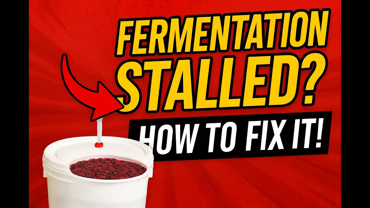 How to Fix Stuck/Stalled Wine & Mead Fermentation!