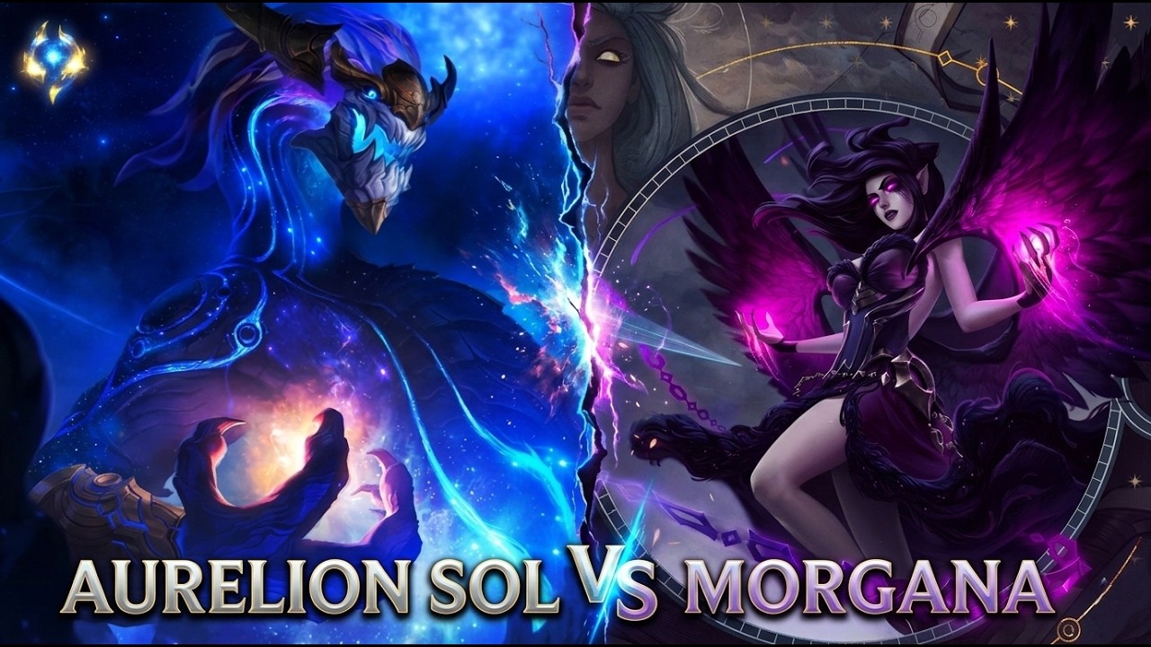 Aurelion Sol (3/3/2) vs Morgana | Parece moda, otra vez Jungla y Adc malos además de bocones.