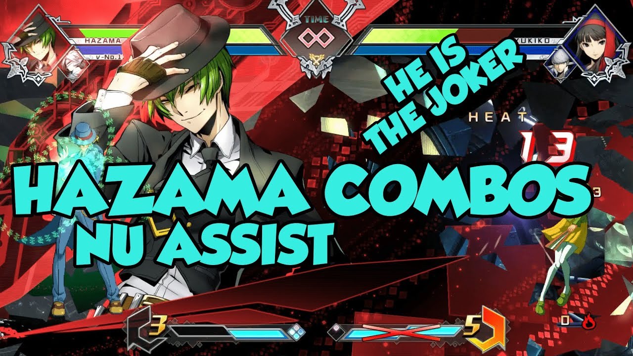 BBTAG - Hazama - Combos with inputs