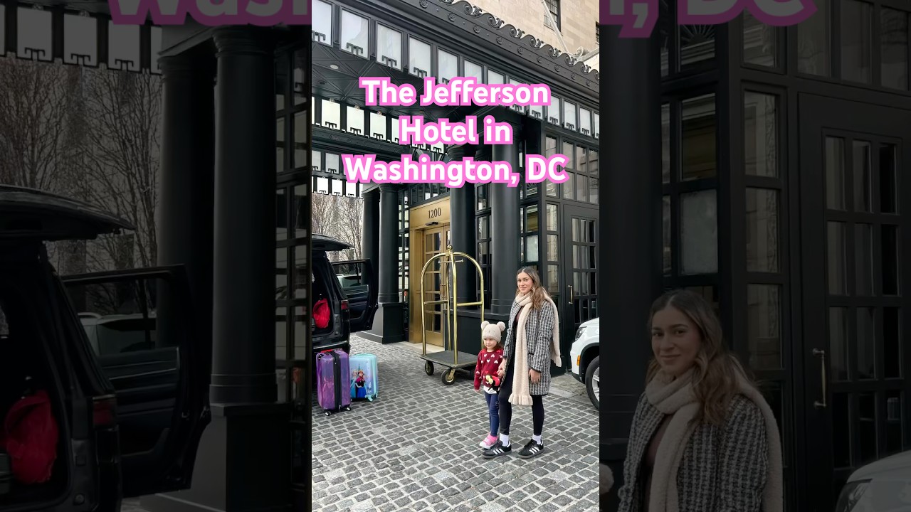 The iconic Jefferson hotel in Washington DC! We loved it🫶🏼 #shorts #hotels #washingtondc #family