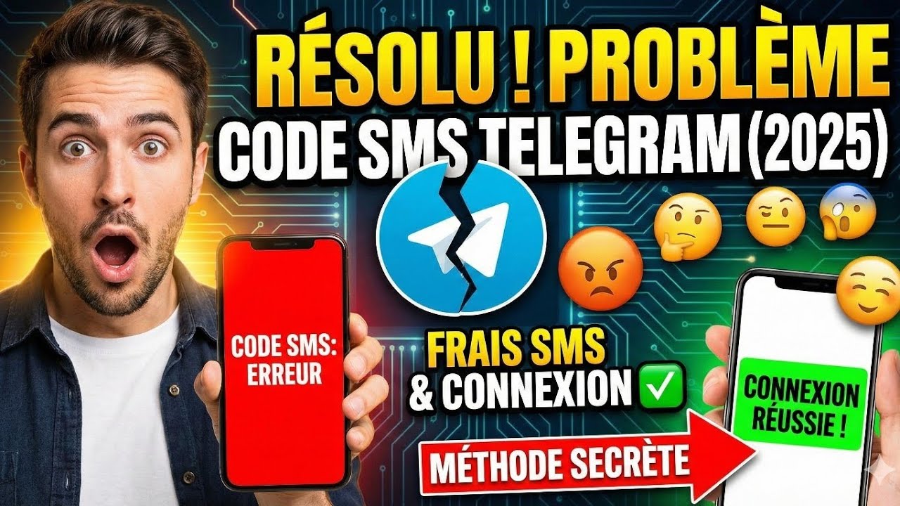 Tout le monde fait FAUX ! La seule façon de recevoir le code Telegram en 2025