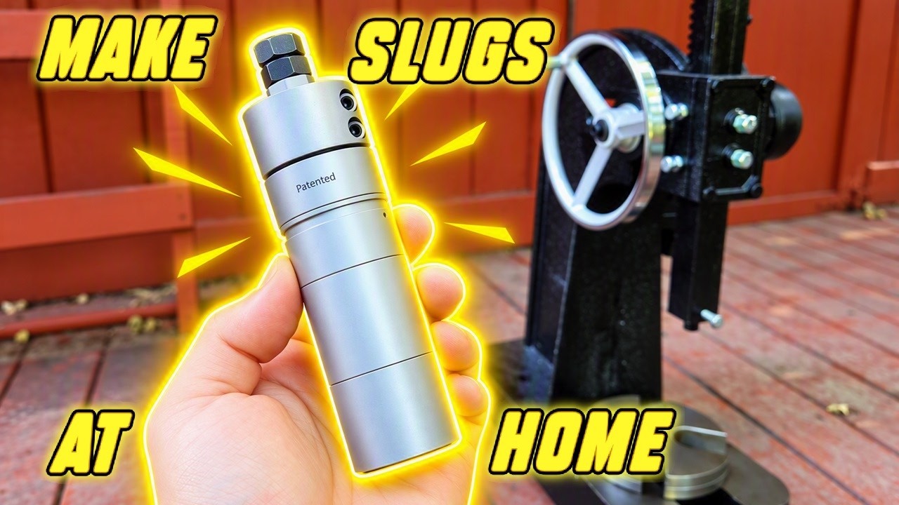 Комплект GMI Engineering SlugMaster + ручной пресс VEVOR = самодельные пули для пневматики! Демон...