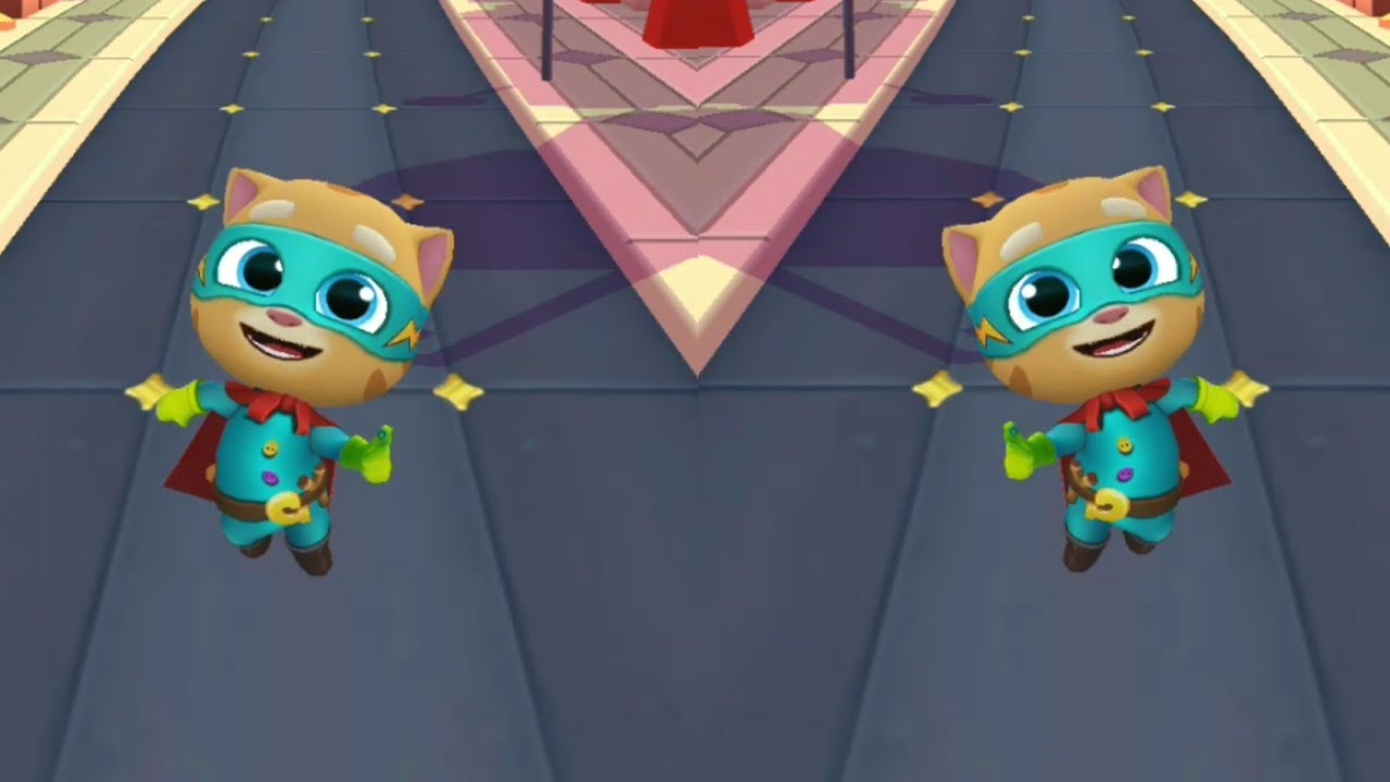 Talking Tom Hero Dash - Special Events: Aim Big ( Ginger ) Full Screen + Mirror Gameplay