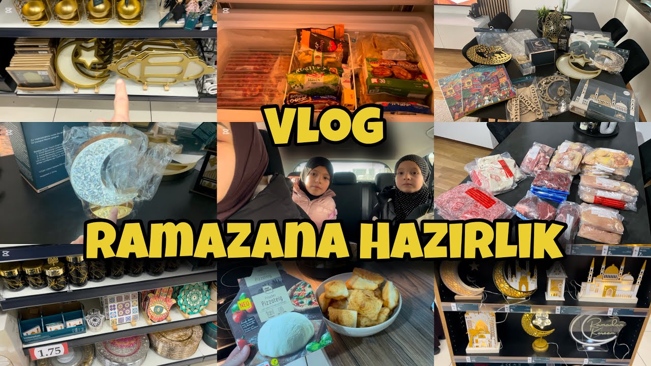 Ramazana Hazırlık | Ramazan Takvim | Neler Aldım? | Dondurucu Düzeni |Pişi Tarifi |Düzen Ve Temizlik