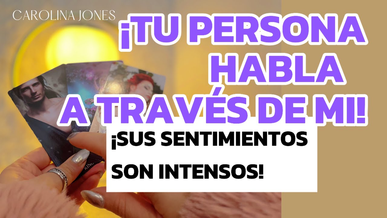 🕉️¡TU PERSONA TE HABLA A TRAVÉS DE MI INTENSAMENTE!🕉️