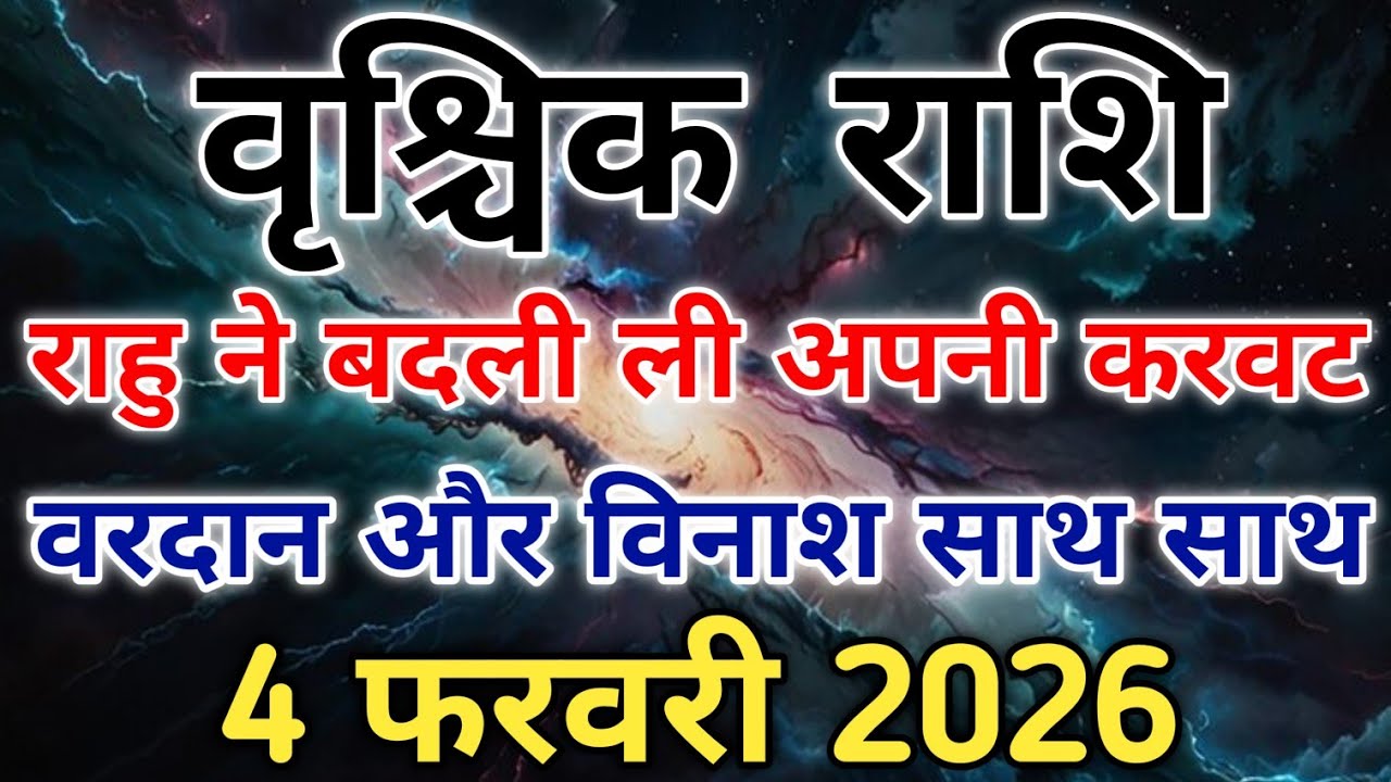 वृश्चिक राशि 18 साल बाद बुध राहु की युति वरदान या विनाश है 4 फरवरी से। #scorpio #zodiac #vrishchik 