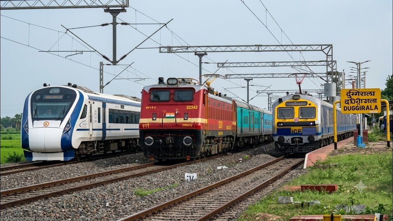 [18 in 1] Train videos HIGH SPEED Electric Trains | Amrit Bharat + Vande Bharat + super fast trains 