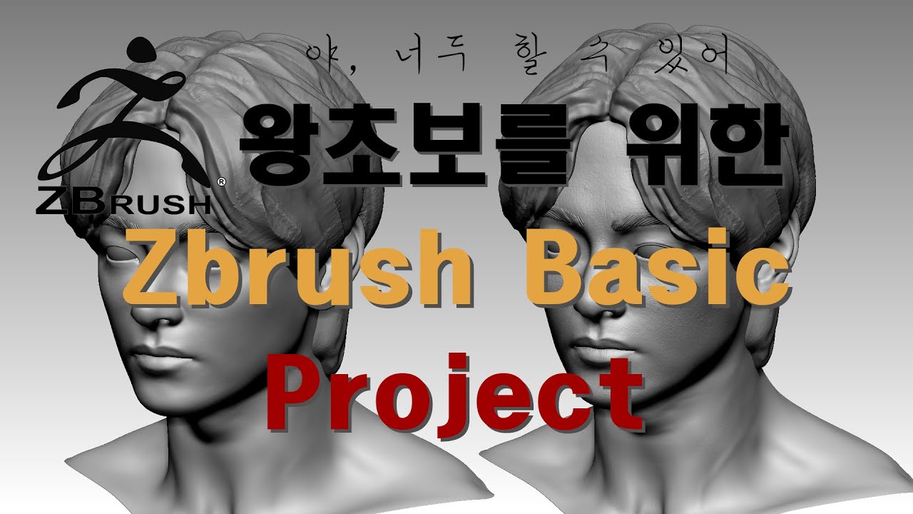 Zbrush / Project / 지브러쉬 기초 / 프로젝트
