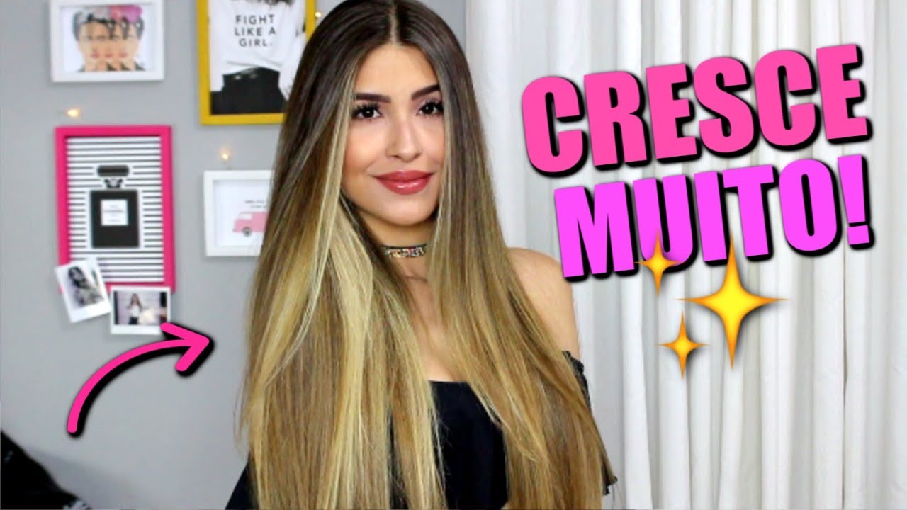A RECEITA CASEIRA QUE FAZ O CABELO CRESCER MUITO!