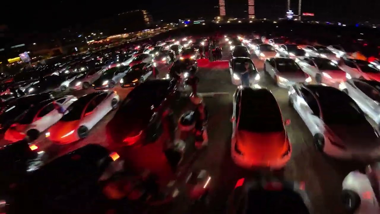israel the big  tesla light show מופע  האורות טסלות הגדול בישראל למען שחרורם של 137 חטופים