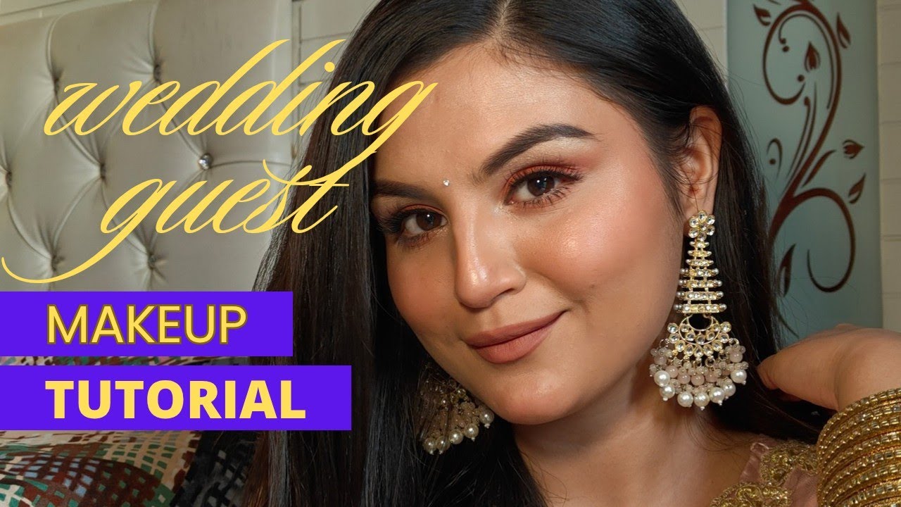Wedding guests makeup tutorial ✨ Soft glam indian look , Beginners friendly🪞          