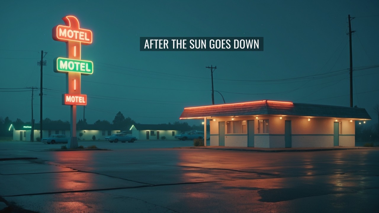 Motel Neon Lights &ndash; Classic Americana Rock at Night | After the Sun Goes Down