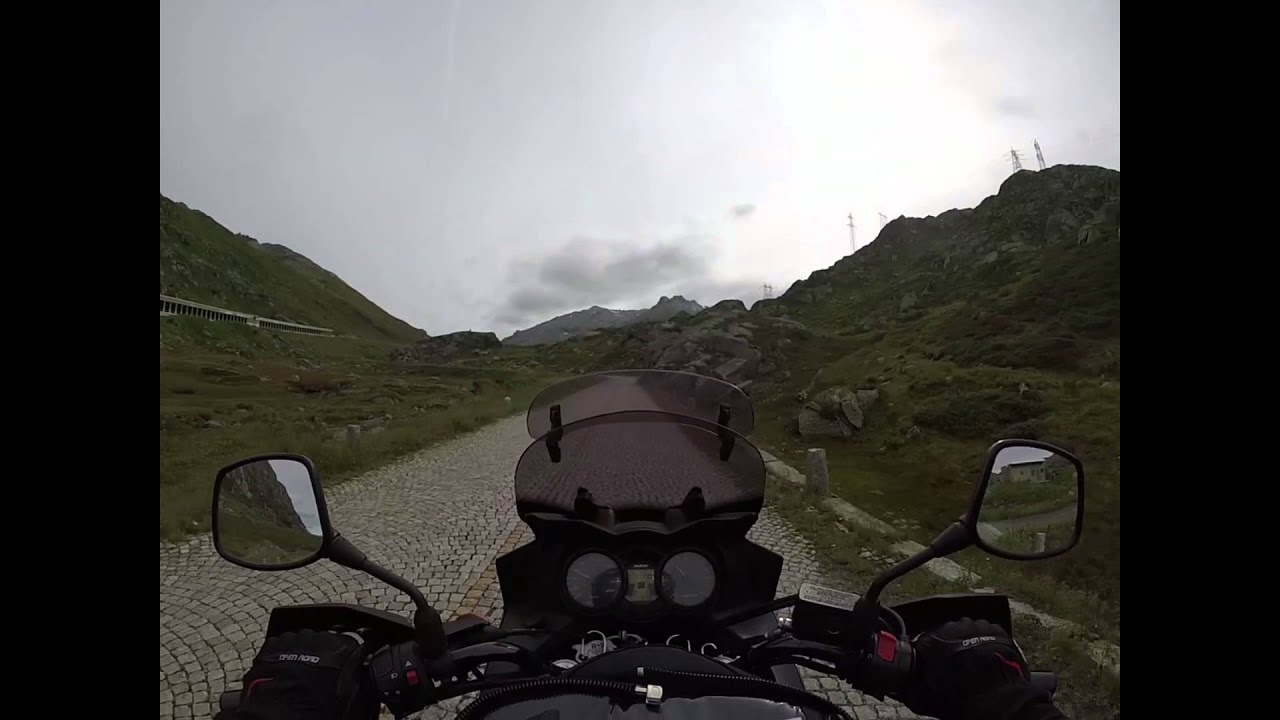 Gotthardpass - alte Straße - Nordauffahrt (Suzuki V-Strom 650)