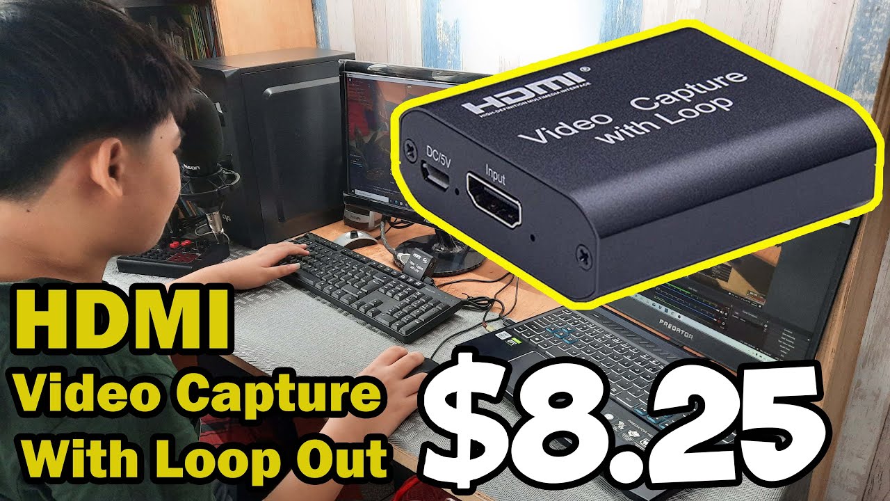 MDT H05 HDMI Video Capture With Loop Out | Cheap HDMI Video Capture $8.25