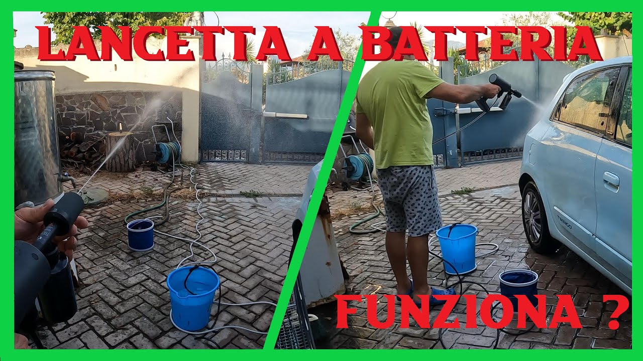Come funziona l'idropulitrce a batteria XIAOMI