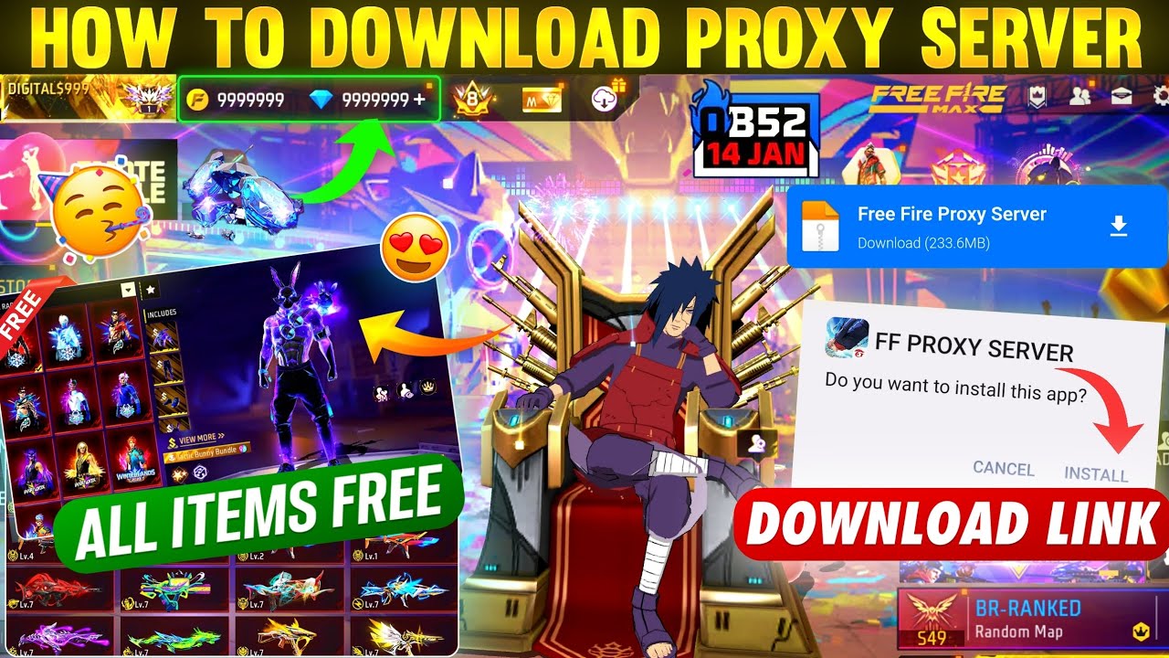 How To Download Proxy Server In Free Fire 💯😱🔥 | Free Fire Proxy Server | Proxy Server Free Fire