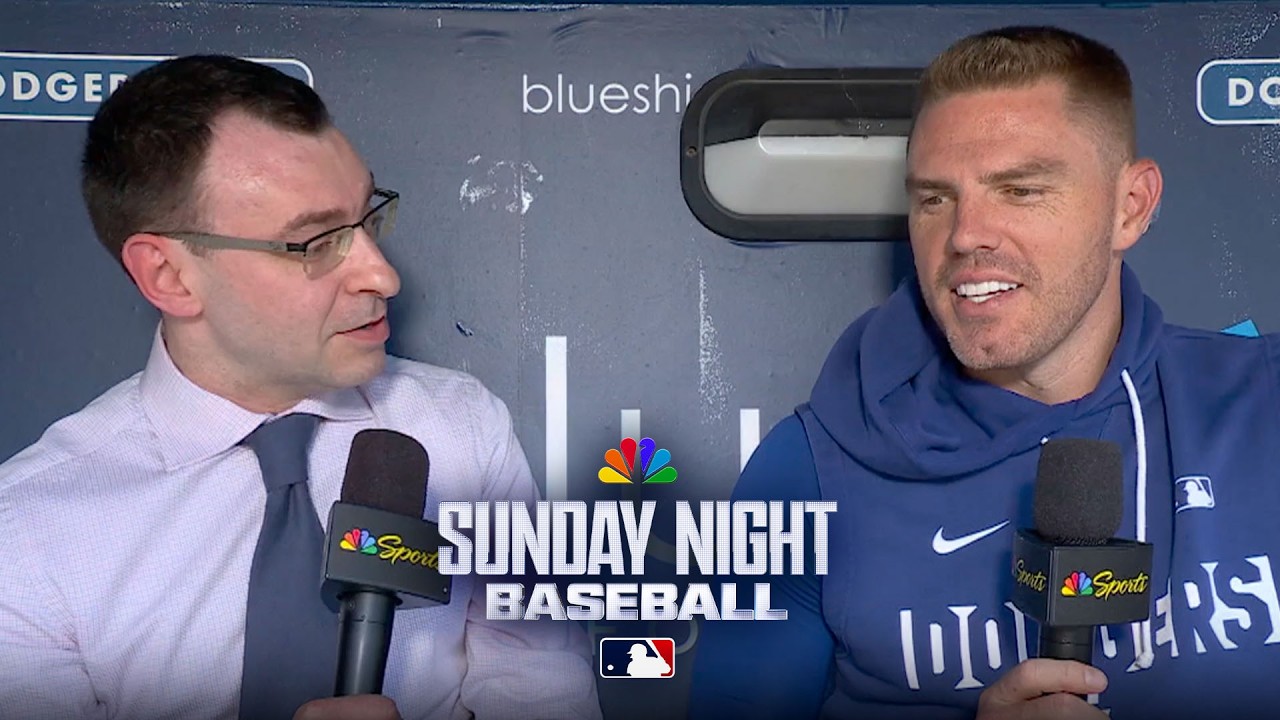Freddie Freeman reacts to Tarik Skubal trade (FULL INTERVIEW) | Sunday Night Baseball | MLB on NBC