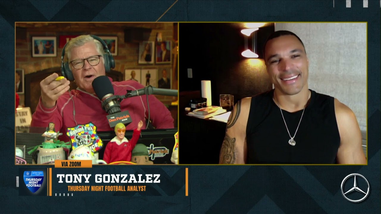 Tony Gonzalez on the Dan Patrick Show Full Interview | 09/08/23