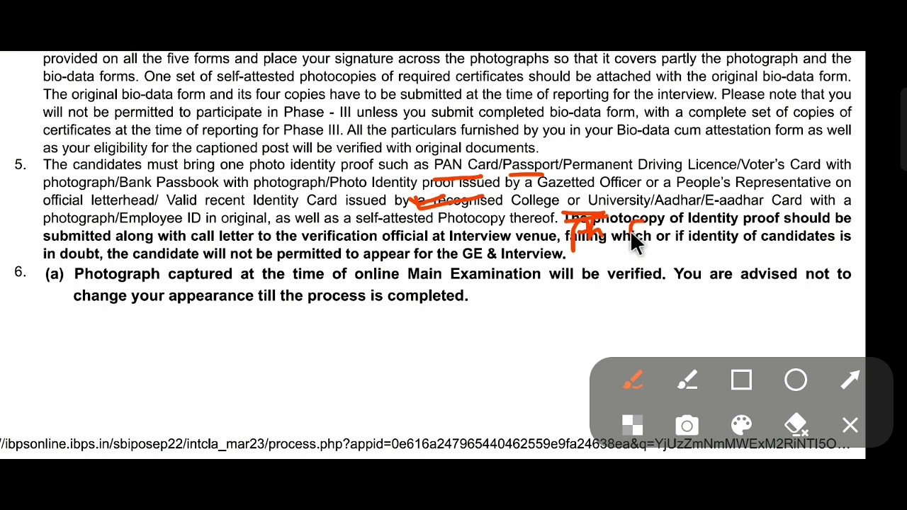 Documents required for SBI PO interview ll #banking #sbipo #ibps