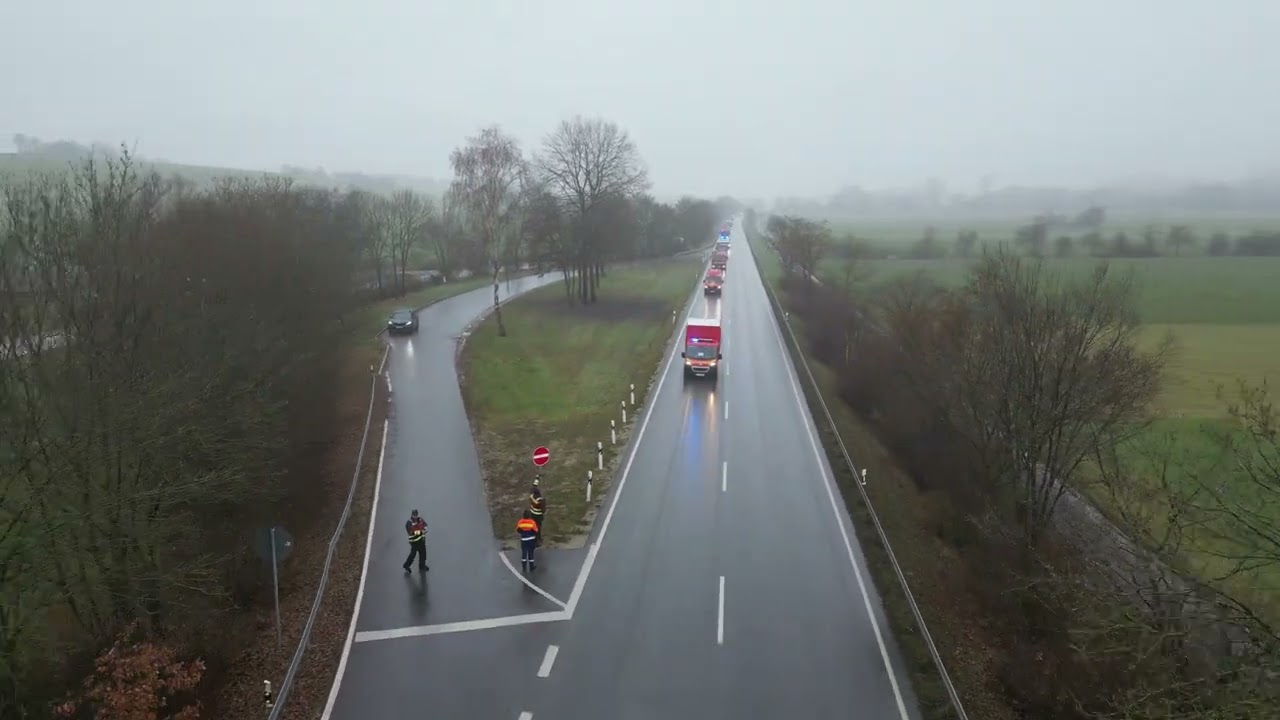 Drohnenflug Marsch&uuml;bung III