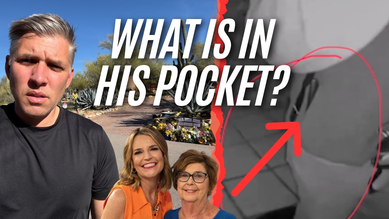What is in Nancy Guthrie suspect’s pocket? Walkie talkie? Signal jammer? Day 28 on the scene