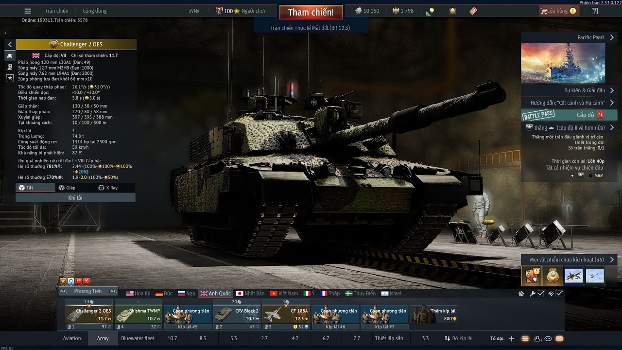 Tank Anh Vừa Nặng Vừa Béo