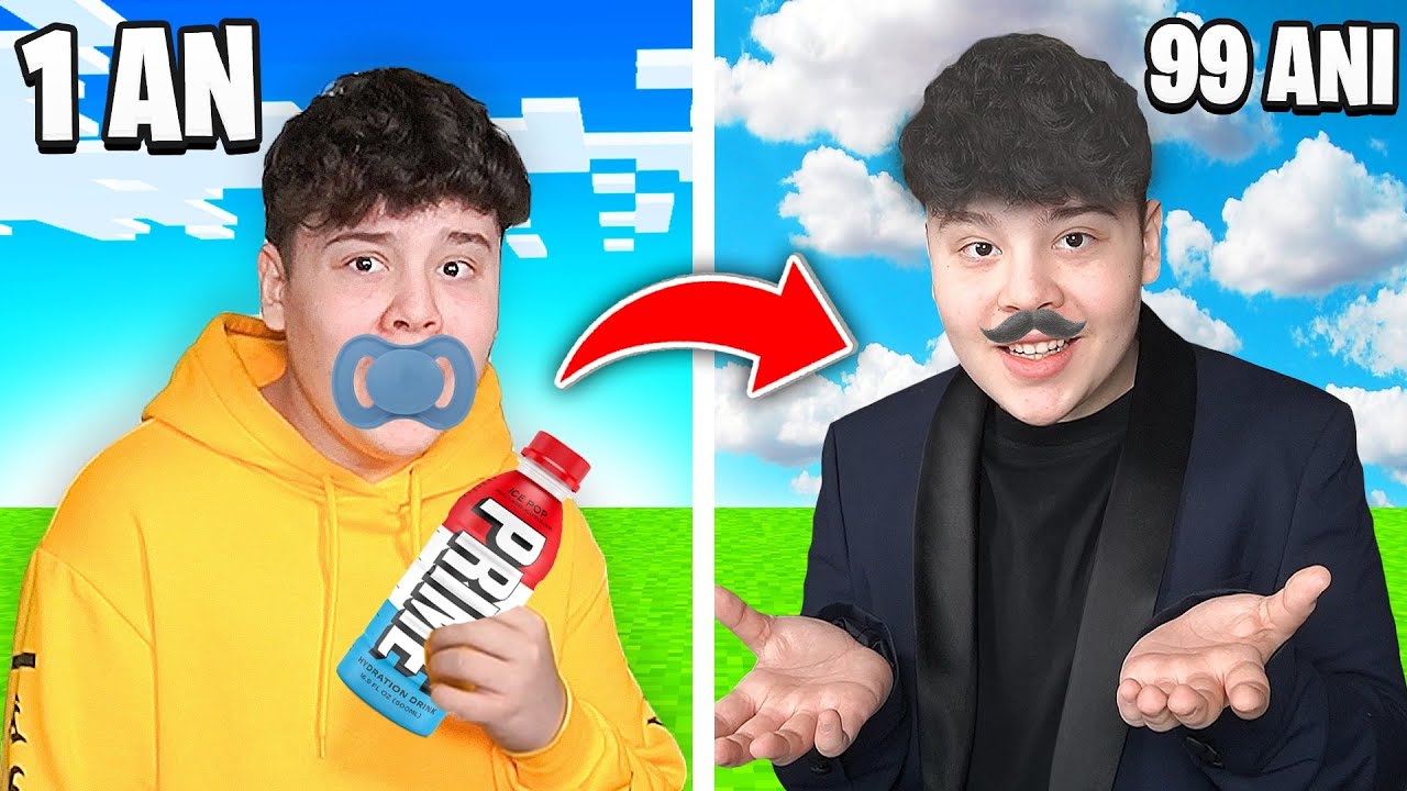 De la 0 ANI la 99 ANI in Minecraft!