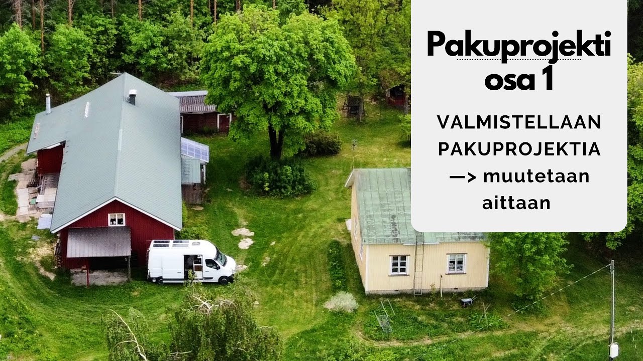 Valmistellaan pakuprojektia | PAKUPROJEKTI OSA 1 🚐🛠 Muutetaan ranchille aittaan 🏡 VAN BUILD SERIES