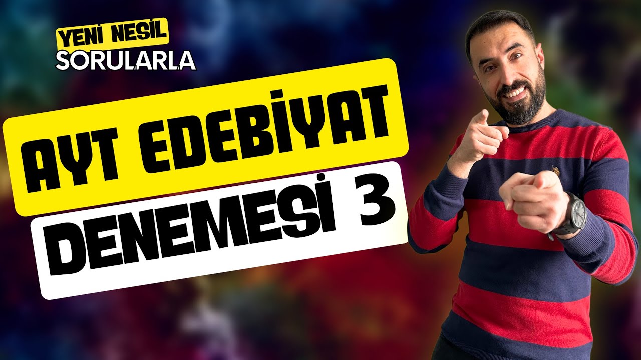 AYT EDEBİYAT DENEME SORU ÇÖZÜMÜ KAMPI 3.GÜN / AYT Edebiyat Full Tekrar Soru Çözümü 2023