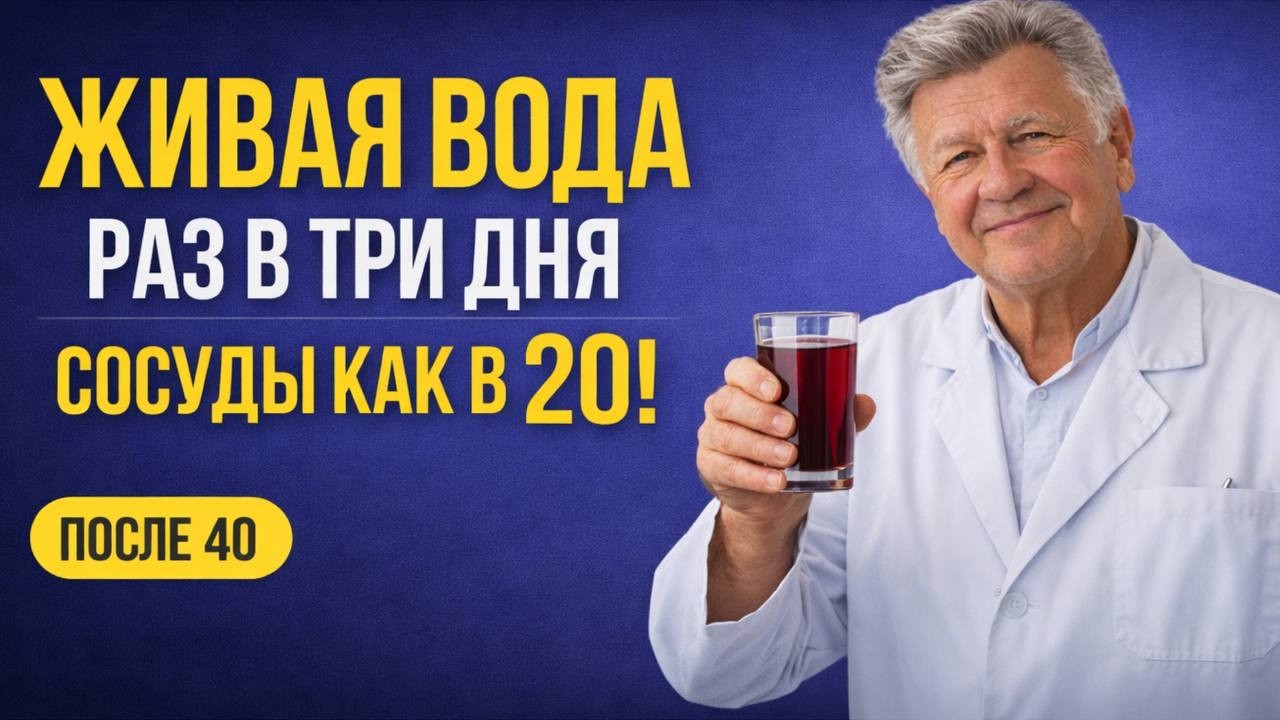 Знакомый кардиолог в 89 лет пьёт это раз в 3 дня — сосуды чистые, давление как в 60!