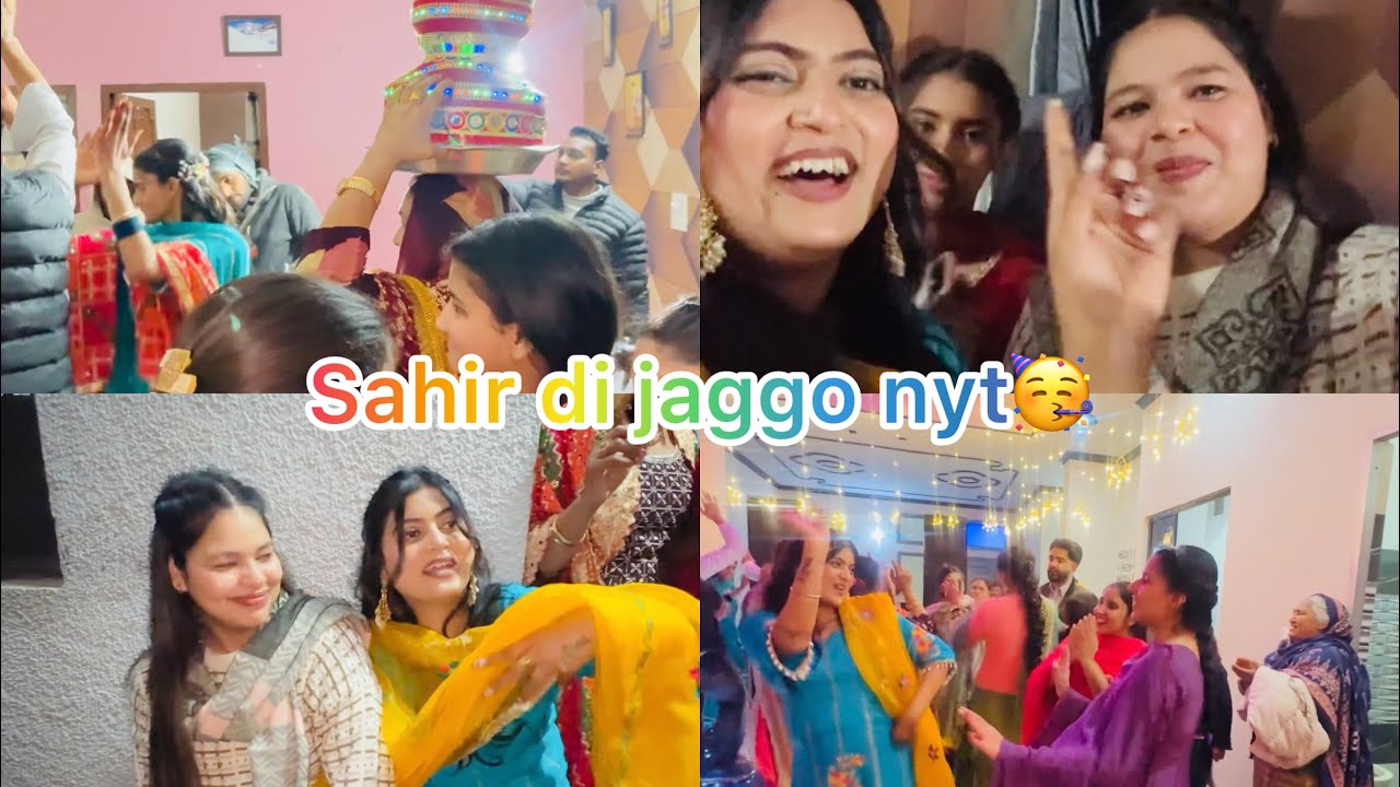 First time dekhi sahir di jaggo night 🤗❤️ || full enjoy with staff nal 🥳 || jashn Kaur @jas-b7z 