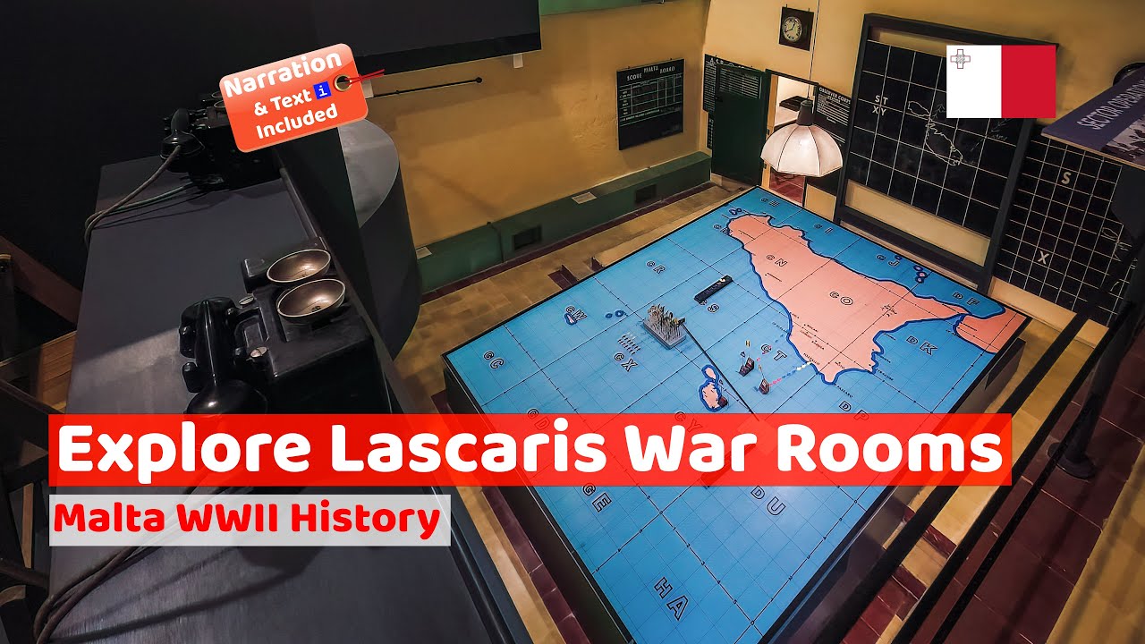 Valletta Malta Secret WWII Bunker Lascaris War Rooms