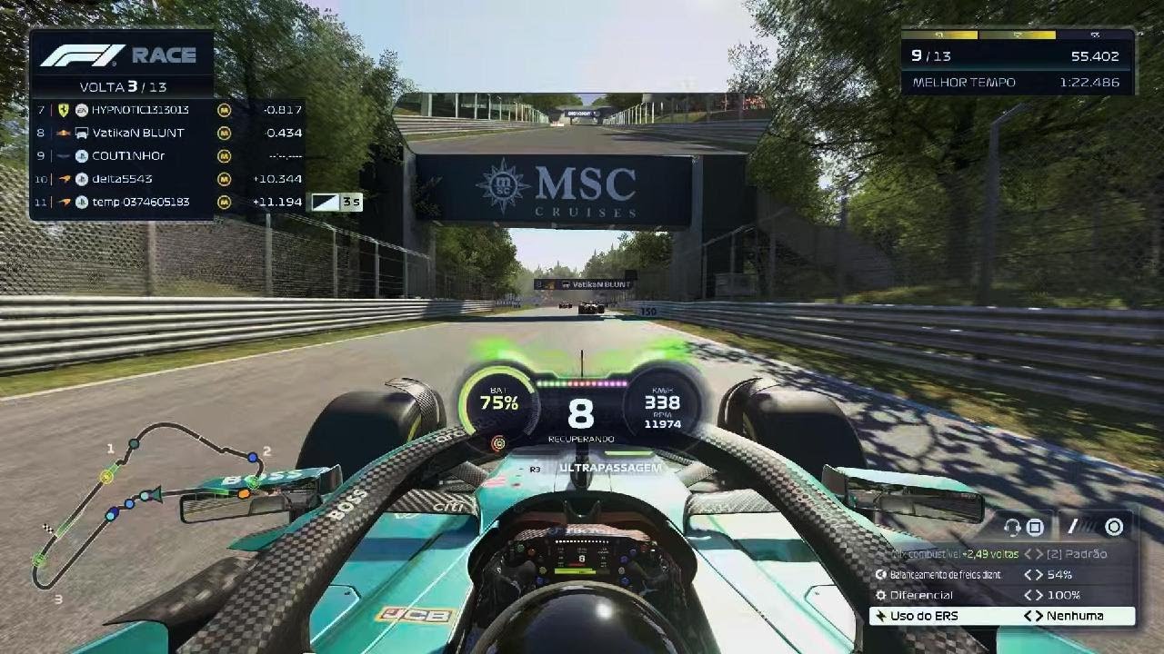 P13 para P3 em Monza com bons pilotos na pista! 🙌🏻