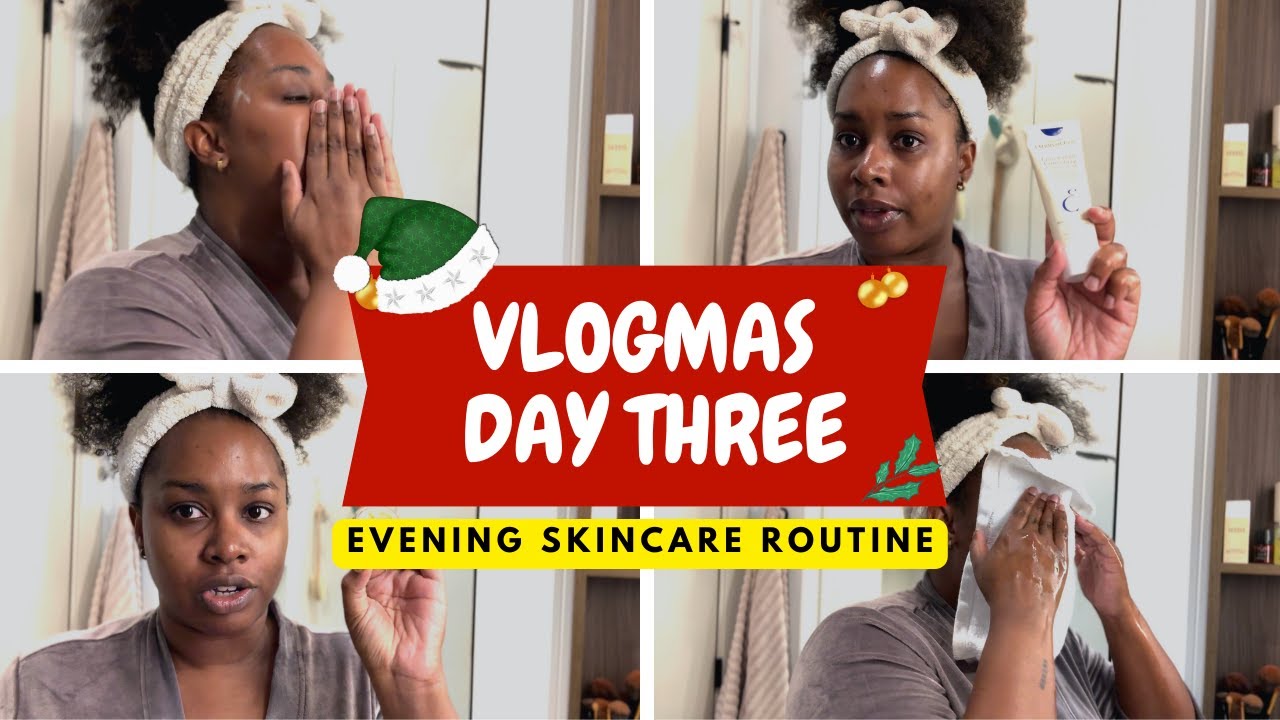 VLOGMAS DAY 3 🌙 | Winter Nighttime Skincare Routine 🧖‍♀️✨ | Anti-Aging, Plumping Skincare 🌟