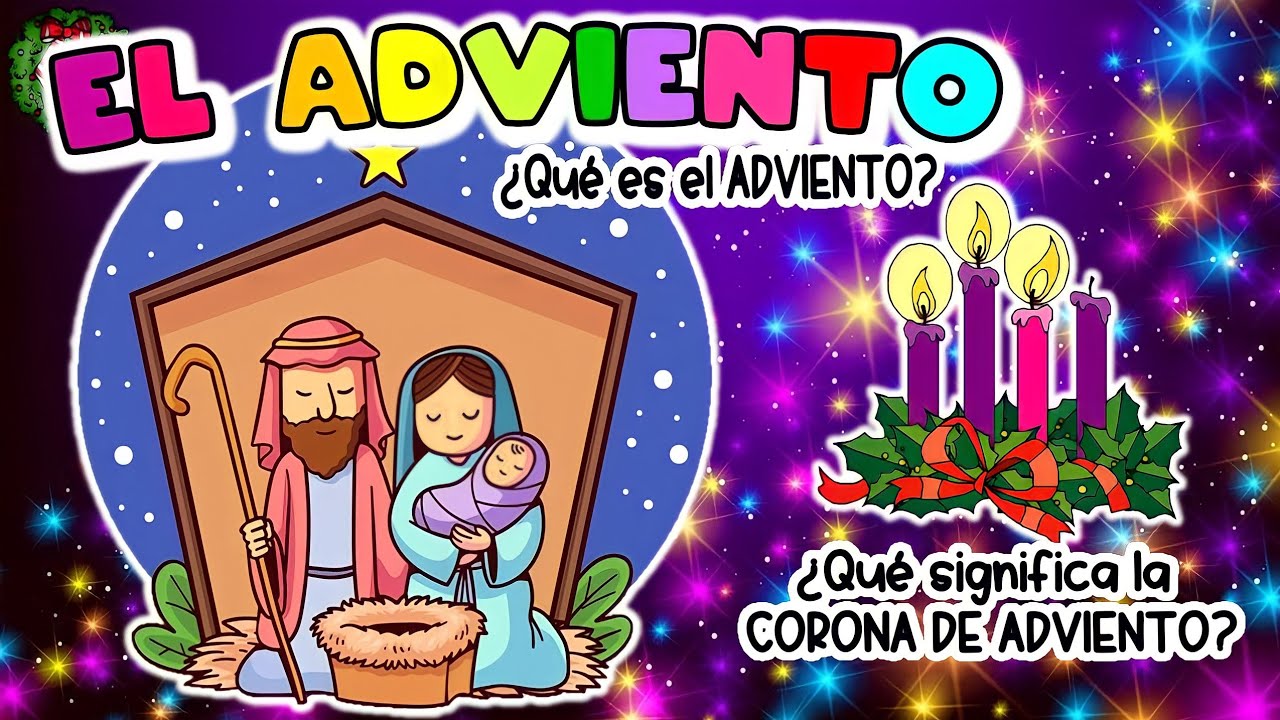 ✨El ADVIENTO 🕯️❤️ Qué es el adviento 😃 Qué significa la CORONA DE ADVIENTO 🌿