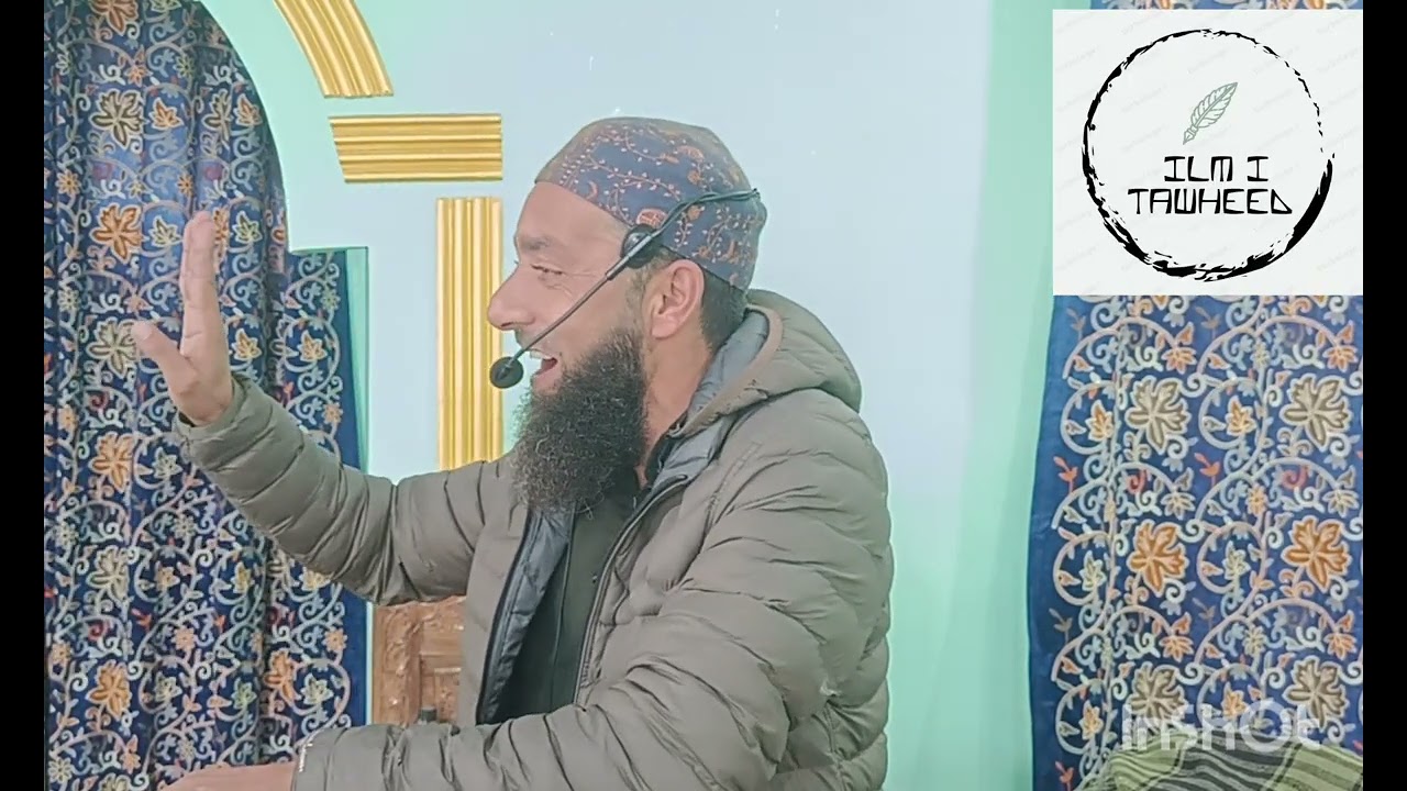 Moulana showkat ah sheikh at Jamia ahlehadees Hamza colony kenihama nowgam srinagar 