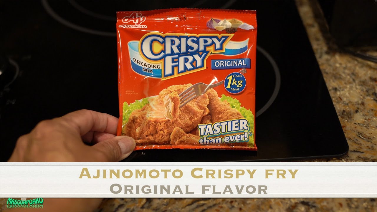 AJinomoto Crispy Fry Original Flavor Breading Mix  Test Taste. Chicken Wings 4K