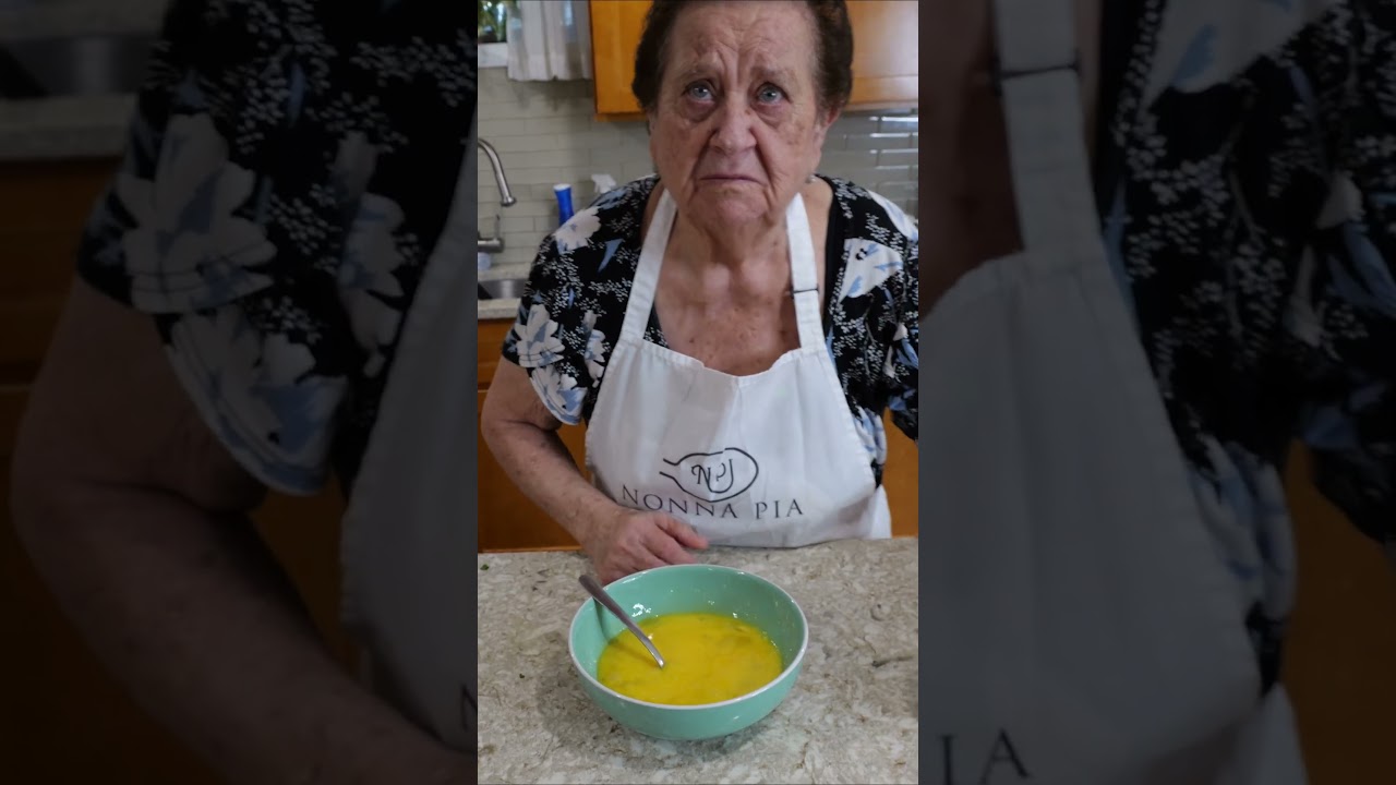 Nonna Pia preserving traditions, one Frittata at a time ❤️ #nonnapia #frittata #madewithlove