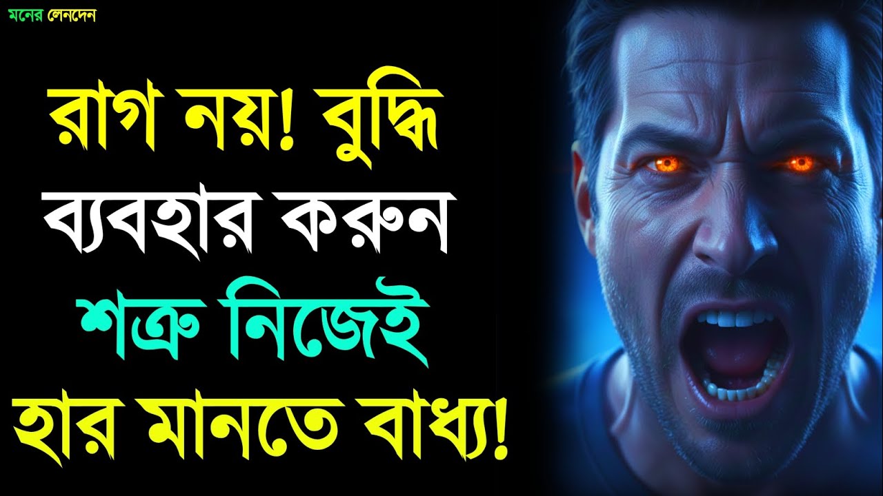 রাগ নয় বুদ্ধি ব্যবহার করুন | Win Every Battle With Intelligence & Silence | Bangla Motivation