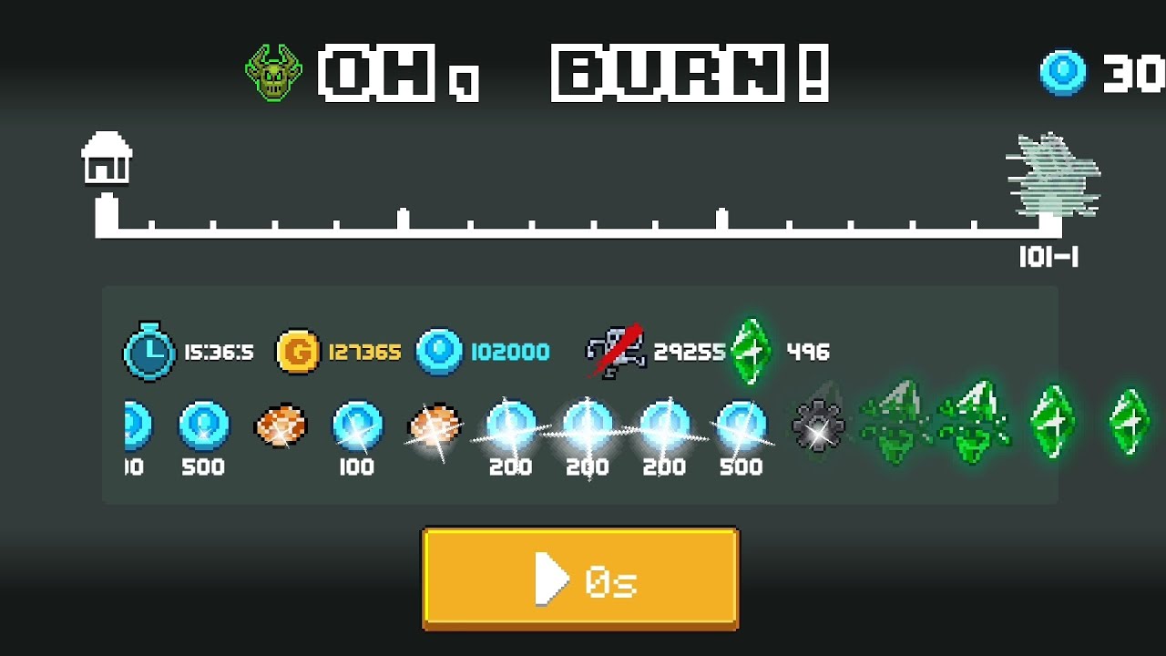 Soul Knight | Level 100 matrix(Badass) run result