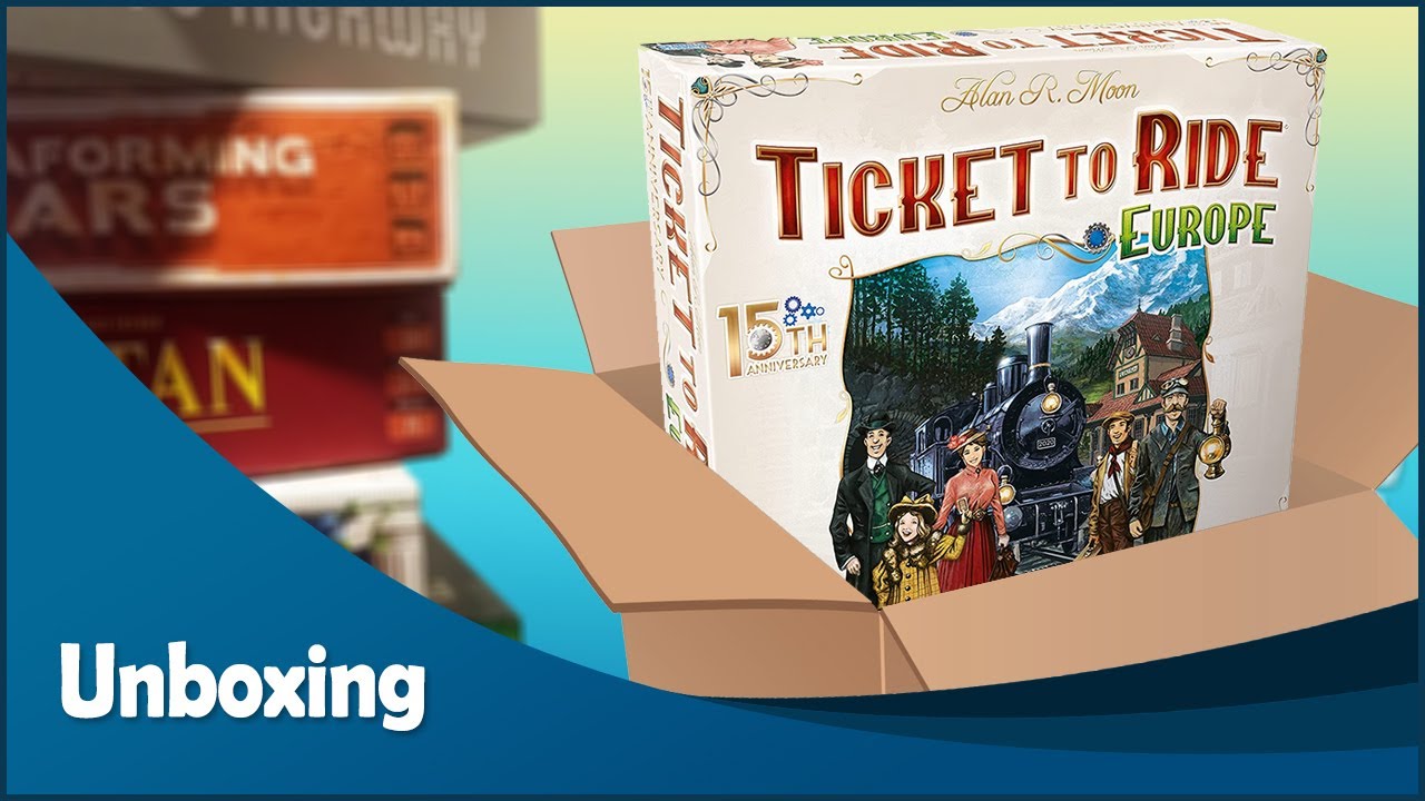 Unboxing - Ticket to Ride: Europa - Edición 15 Aniversario