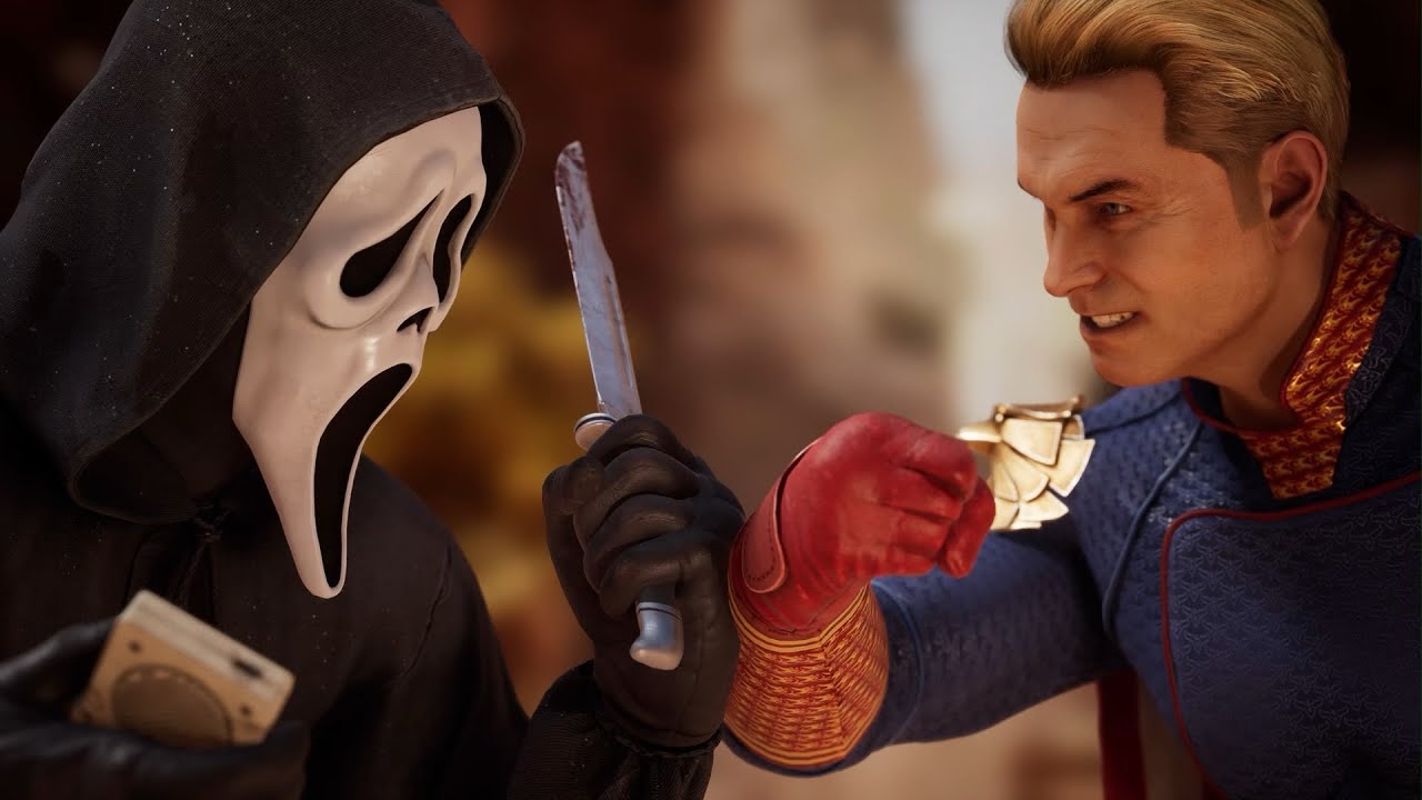 Mortal Kombat 1 - Ghostface vs Homelander | All Intro/Interaction Dialogues