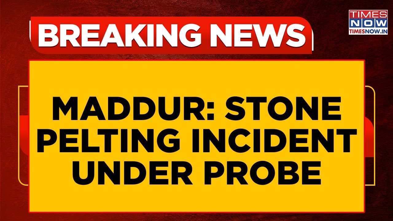 Maddur Police Inspector Suspended After Mandya Stone Pelting; Probe Underway | Breaking News