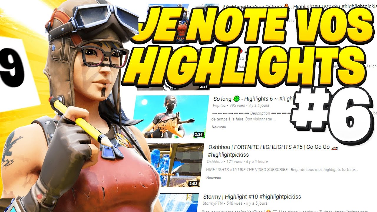 JE NOTE VOS HIGHLIGHTS FORTNITE #6