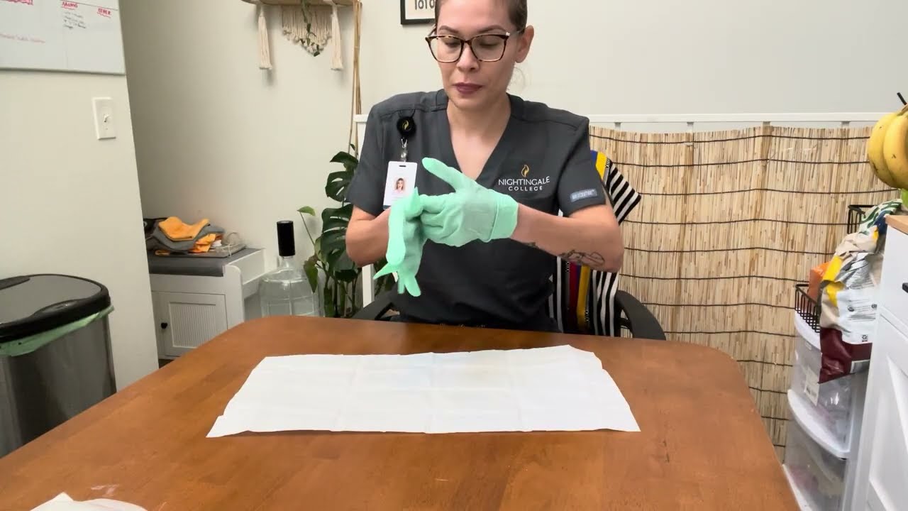 Handwashing & Sterile Gloving Video, BSN206, Nightingale College, Spring-2026.
