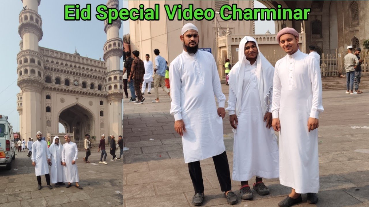 Eid Mubarak Hyderabad Charminar Today Video Dekhe Makkah Masjid Hyderabad charminar ka Video