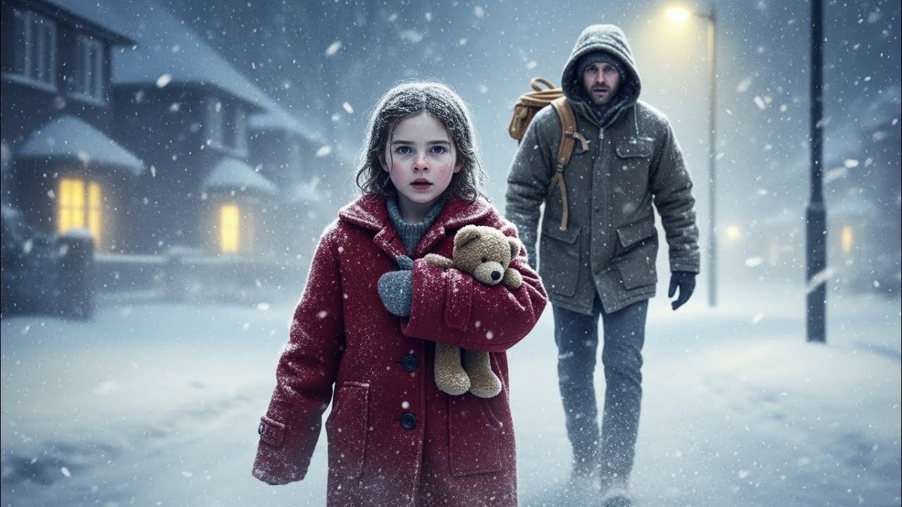 A Little Girl Walked Alone in a Snowstorm Saying Her Mom Never Came Home, A Single Dad Followed