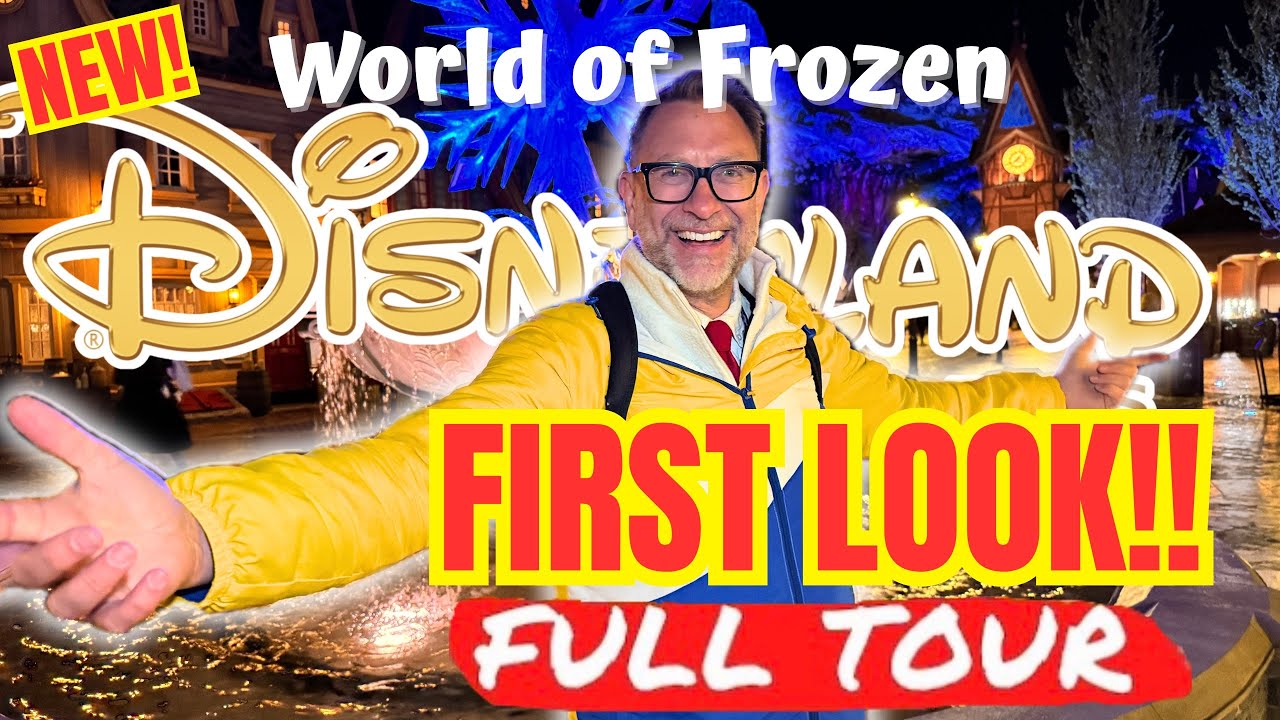 FIRST LOOK Disney’s World Of Frozen FULL TOUR! Secrets Revealed! Is This The Best Disney Themed Land