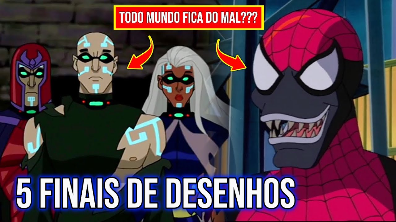 5 FINAIS DE DESENHOS DE HERÓIS