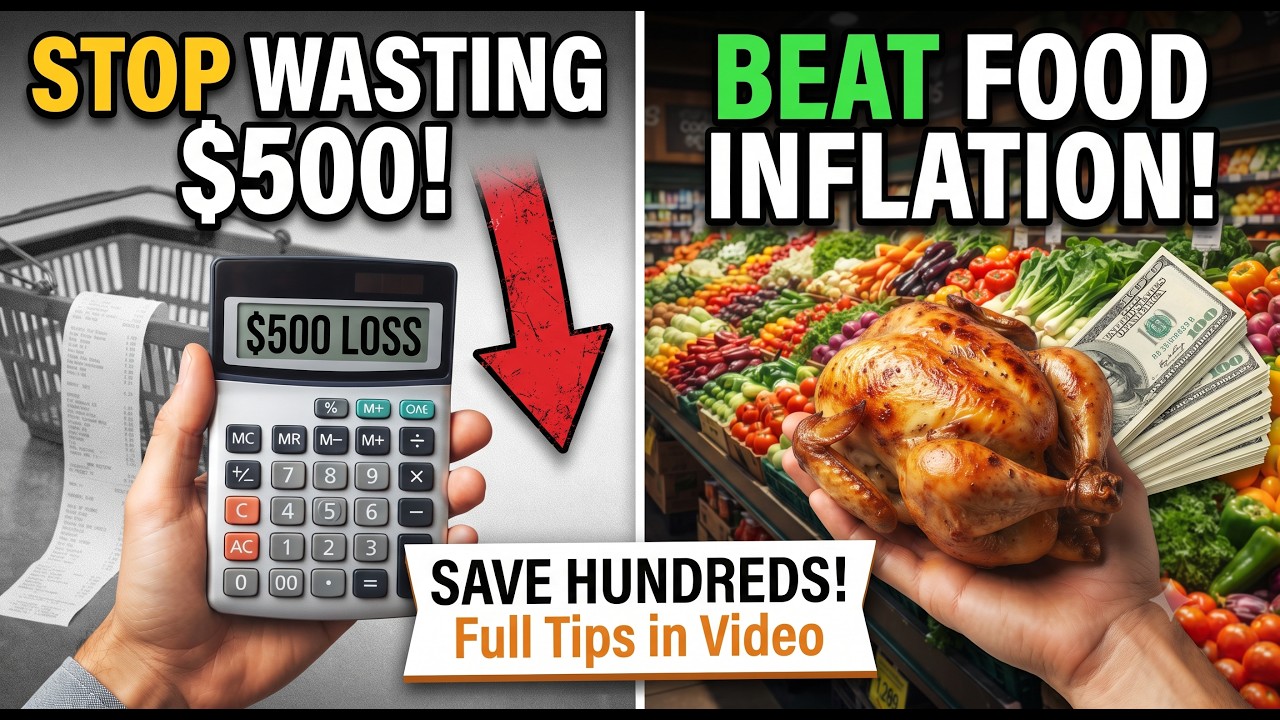 HOW TO SAVE $500/Month on Groceries & Beat Food Inflation